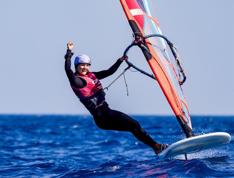 2026 iQFOiL Youth & Junior Worlds in Costa Brava Day 1 photo copyright Sailing Energy / iQFOiL International Class taken at Club de Vela La Ballena Alegre and featuring the iQFoil class