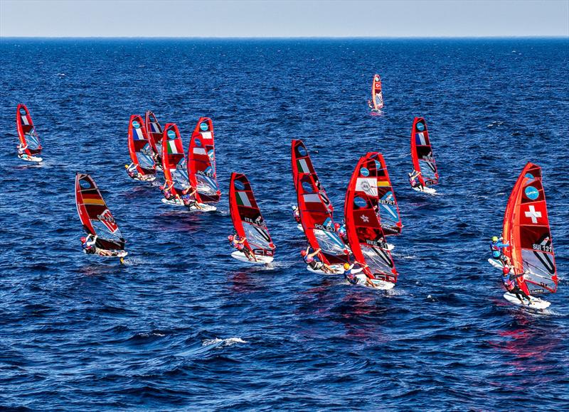 2026 iQFOiL Youth & Junior Worlds in Costa Brava Day 1 photo copyright Sailing Energy / iQFOiL International Class taken at Club de Vela La Ballena Alegre and featuring the iQFoil class