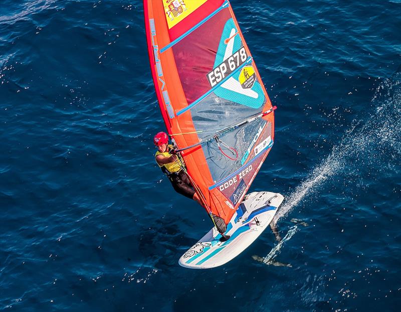 2026 iQFOiL Youth & Junior Worlds in Costa Brava Day 2 photo copyright Sailing Energy / iQFOiL International Class taken at Club de Vela La Ballena Alegre and featuring the iQFoil class