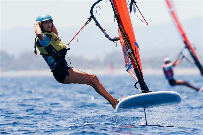 2026 iQFOiL Youth & Junior Worlds in Costa Brava Day 4 photo copyright Sailing Energy / iQFOiL International Class taken at Club de Vela La Ballena Alegre and featuring the iQFoil class