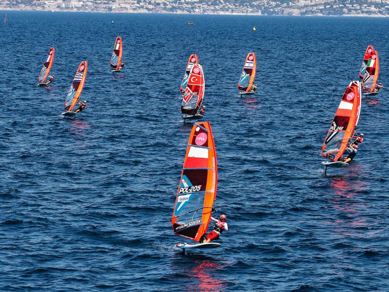 2026 iQFOiL Youth & Junior Worlds in Costa Brava Day 4 photo copyright Sailing Energy / iQFOiL International Class taken at Club de Vela La Ballena Alegre and featuring the iQFoil class