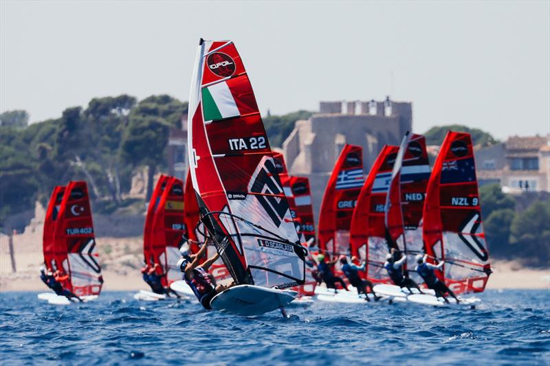 2026 iQFOiL Youth & Junior Worlds in Costa Brava Day 4 photo copyright Sailing Energy / iQFOiL International Class taken at Club de Vela La Ballena Alegre and featuring the iQFoil class