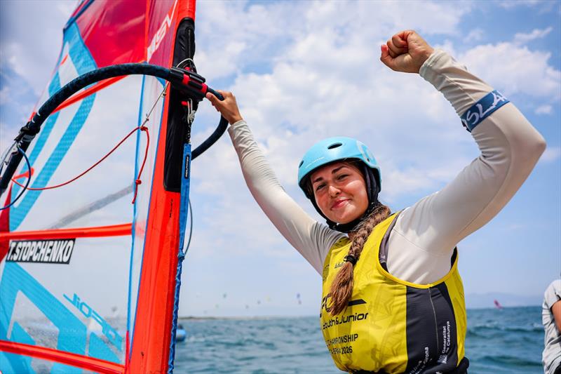 2026 iQFOiL Youth & Junior Worlds in Costa Brava Winners - photo © Sailing Energy / iQFOiL International Class