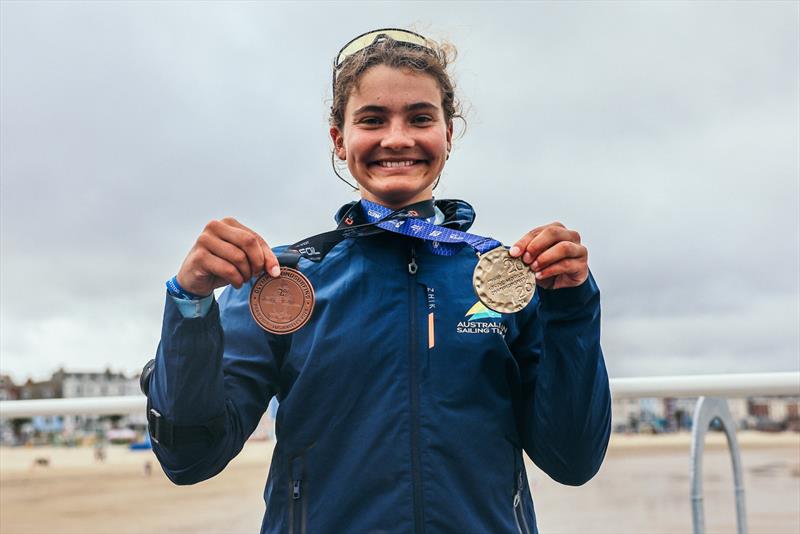 Bronze for Stella Bilger - 2026 Musto iQFOiL World Championships - photo © Sailing Energy