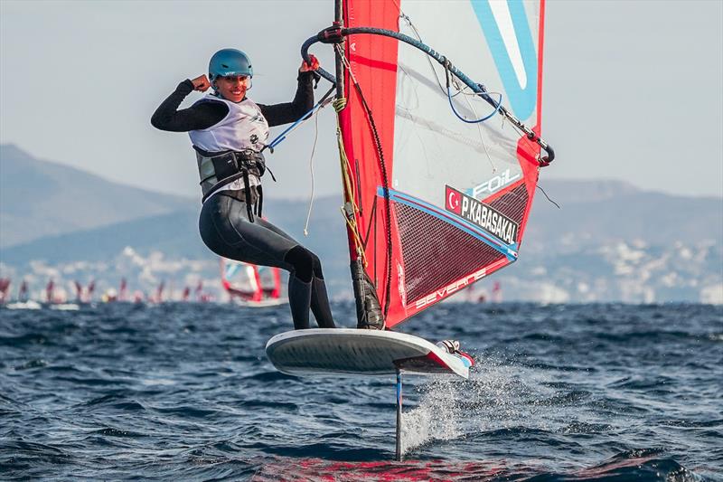 iQFOiL Youth & Junior Europeans 2026 at Varkiza, Greece Day 3 - photo © Sailing Energy / iQFOiL Class