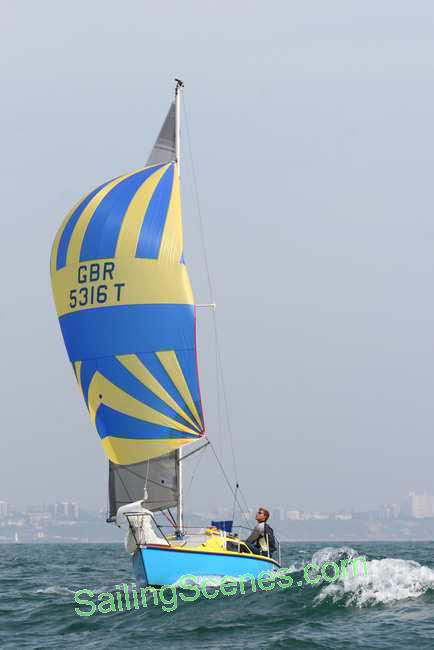 Action from the Lilliput Regatta photo copyright David Harding / www.sailingscenes.com taken at Lilliput Sailing Club and featuring the IRC class