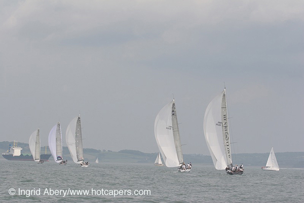 Racing on day two of the Vice Admiral's Cup in Cowes photo copyright Ingrid Abery / www.hotcapers.com taken at  and featuring the IRC class