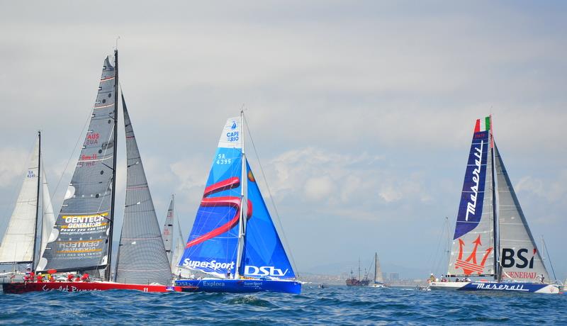 The Cape to Rio yacht race gets underway - photo © Imagina