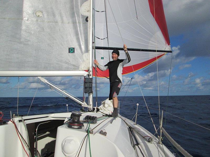 Dale Kushner aboard Yolo during the Cape to Rio yacht race - photo © Imagina