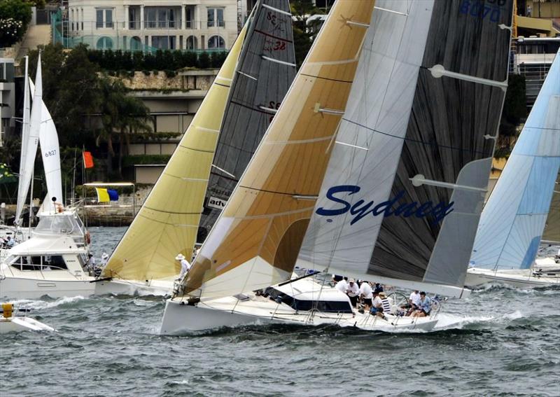 Sydney starting in last year's Australia Day Regatta photo copyright John Jeremy taken at Royal Sydney Yacht Squadron and featuring the IRC class