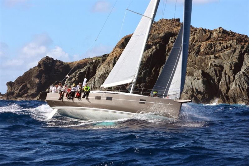 A great first offshore race for Jonty Layfield's brand new Azuree 46, Sleeper, with Sean Malone on board. Second in IRC One, pipped to the post by RORC Yacht of the Year, Tonnerre de Bresken 3 from the Netherlands photo copyright Tim Wright / www.photoaction.com taken at Royal Ocean Racing Club and featuring the IRC class