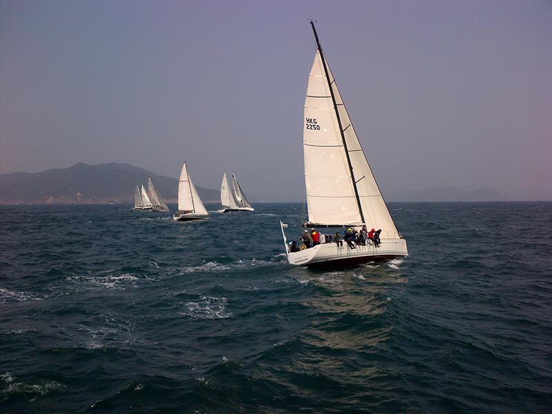 The 'Pedro Blanco' warm-up for the Category 1 Rolex China Sea Race photo copyright RHKYC / Alex Johnston taken at Royal Hong Kong Yacht Club and featuring the IRC class