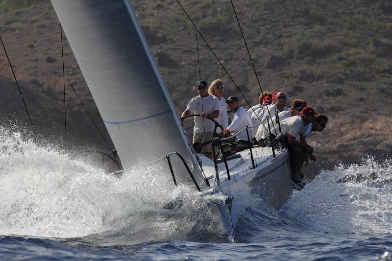 Overall Winner of the Yachting World Round Antigua Race, Karl Funk's Kernan 47, True photo copyright Tim Wright / www.photoaction.com taken at Antigua Yacht Club and featuring the IRC class