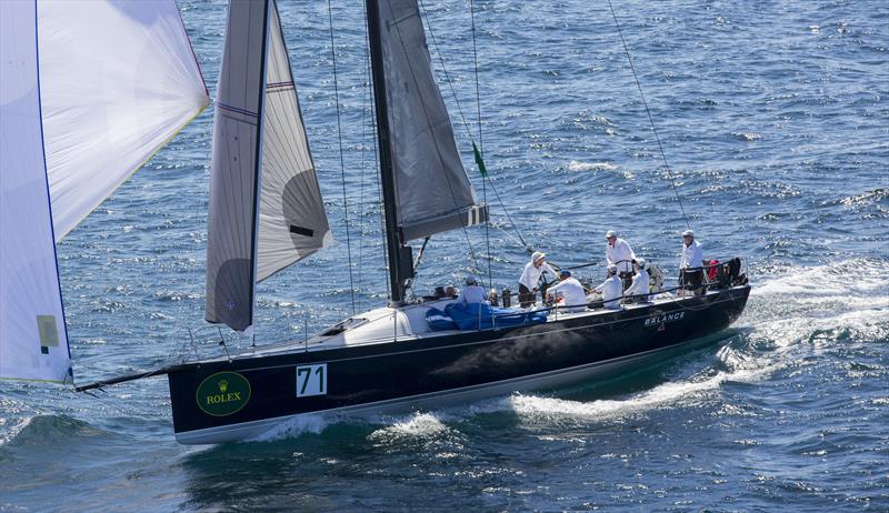 Balance - problems like everyone else in the 70th Rolex Sydney Hobart Race photo copyright Daniel Forster / Rolex taken at Cruising Yacht Club of Australia and featuring the IRC class