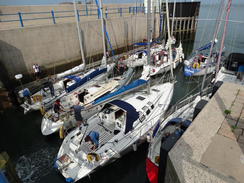 Locking out of Whitehaven Marina - photo © Ian Banton