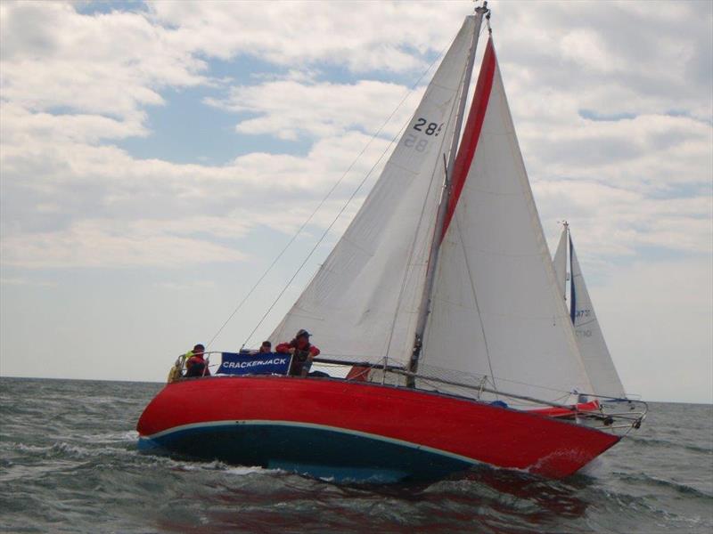 Crackerjack (helmed by Bill Hurst) racing at Whitehaven S&BA photo copyright Ian Banton taken at Whitehaven Sailing & Boating Association and featuring the IRC class