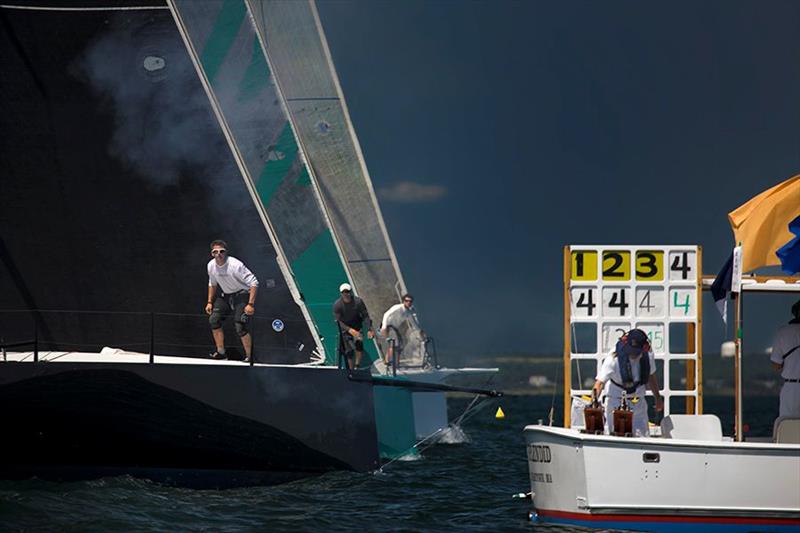 IRC 52s at Edgartown Race Weekend's Round-the-Buoy Races in 2014 photo copyright Michael Berwind taken at Edgartown Yacht Club and featuring the IRC class