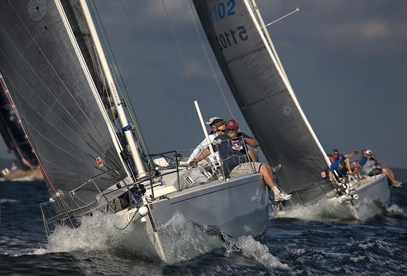 Action during  Edgartown Yacht Club's 'Round-the-Island Race photo copyright MacDougalls' Boatyard / Michael Berwind taken at Edgartown Yacht Club and featuring the IRC class