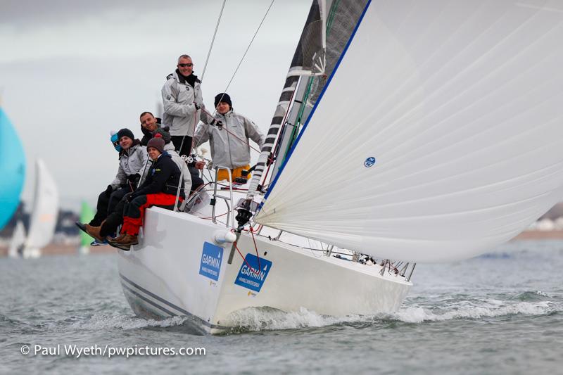 Garmin Hamble Winter Series day 7 photo copyright Paul Wyeth / www.pwpictures.com taken at Hamble River Sailing Club and featuring the IRC class