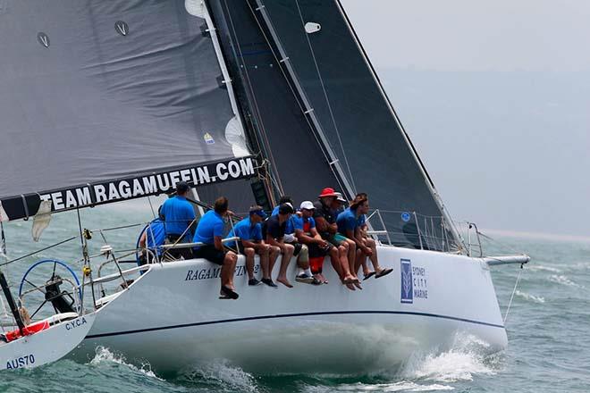 2014 Club Marine Pittwater to Coffs race line honours winner Ragamuffin - photo © Howard Wright