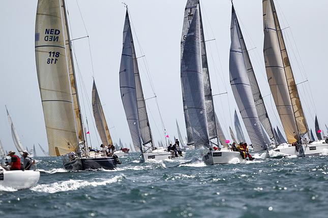 The Round the Island Race provides the perfect visual feast for a video blogger photo copyright Paul Wyeth / www.pwpictures.com taken at  and featuring the IRC class
