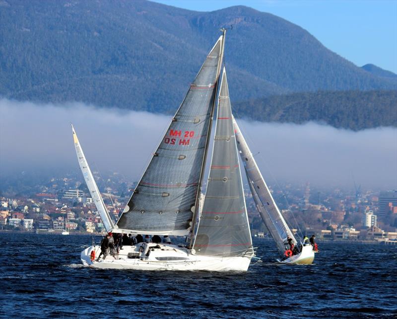 Philosopher took Division 1 - Bellerive YC Winter Race 3 on the River Derwent photo copyright Peter Watson taken at Bellerive Yacht Club and featuring the IRC class