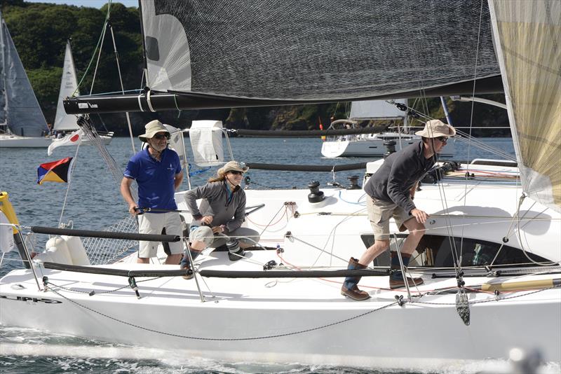 Cornwall Offshore Group Series race 6 sponsired by A2 Rigging photo copyright Chrissie Laming taken at Helford River Sailing Club and featuring the IRC class