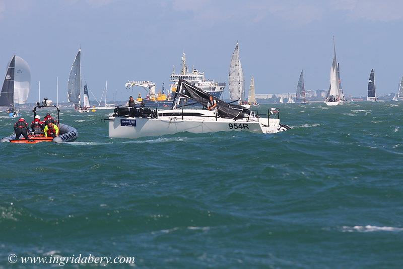 Big breeze on Sunday at Aberdeen Asset Management Cowes Week photo copyright Ingrid Abery / www.ingridabery.com taken at Cowes Combined Clubs and featuring the IRC class