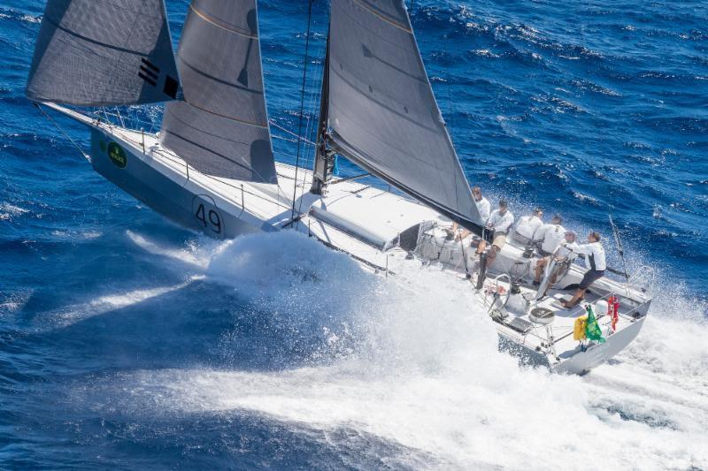 Foiling speed machine: Maverick, Infinity Yachts 46 photo copyright Rolex / Carlo Borlenghi taken at Royal Ocean Racing Club and featuring the IRC class