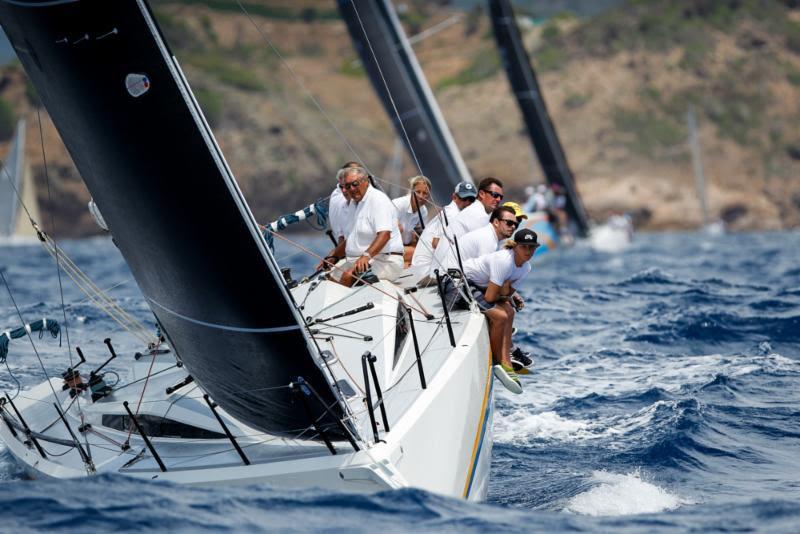 Sir Richard Matthews' Humphreys 39, Oystercatcher XXXI win CSA 4 on English Harbour Race Day 1 at Antigua Sailing Week photo copyright Paul Wyeth / www.pwpictures.com taken at Antigua Yacht Club and featuring the IRC class
