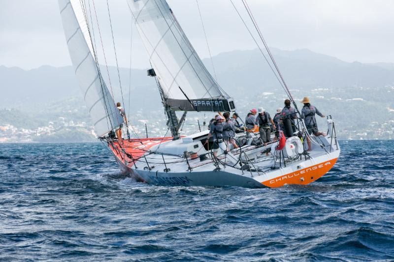 Spartan Ocean Racing's Volvo 60, Challenger, Chris Stanmore-Major - photo © Arthur Daniel