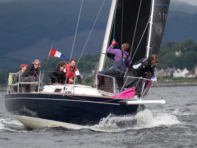 Satisfaction on day 2 of the Old Pulteney Mudhook Regatta photo copyright Neill Ross taken at Mudhook Yacht Club and featuring the IRC class