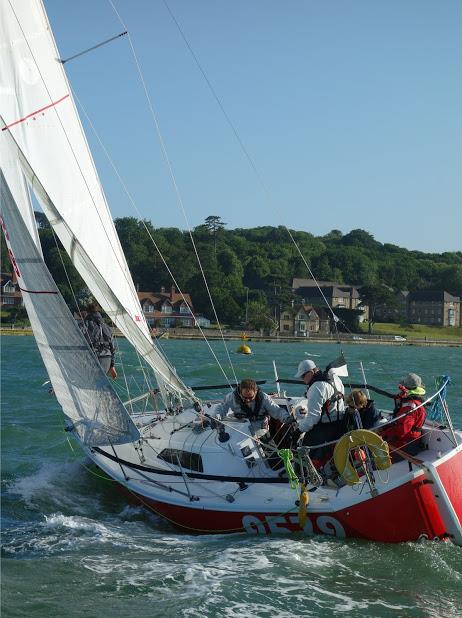 Magic pre-start in the JOG Osmotech Alderney Race photo copyright Paul Cook taken at Junior Offshore Group and featuring the IRC class