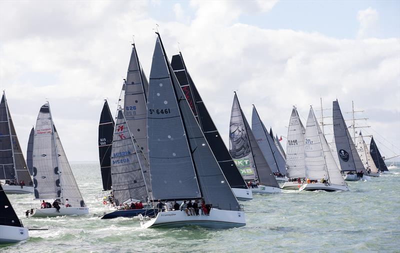 Melbourne to Geelong Passage Race start - photo © Steb Fisher
