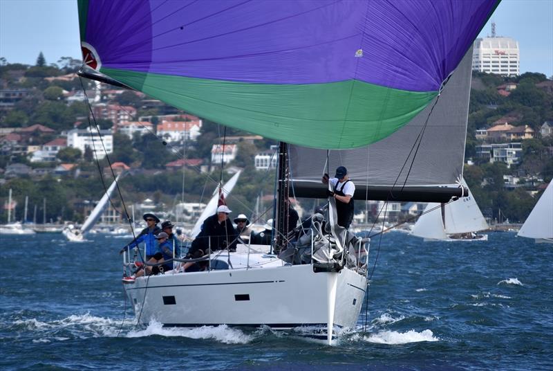 Ian Box's Toy Box 2 on the run in Div 2 at the 40th Sydney Short Ocean Racing Championship photo copyright MHYC taken at Middle Harbour Yacht Club and featuring the IRC class