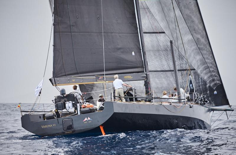 Jens Kellinghusen's German Ker 56, Varuna had a promising race ahead of them before being forced to retire from the first leg of the Atlantic Anniversary Regatta - the RORC Transatlantic Race from Lanzarote to Grenada photo copyright RORC / James Mitchell taken at Royal Ocean Racing Club and featuring the IRC class