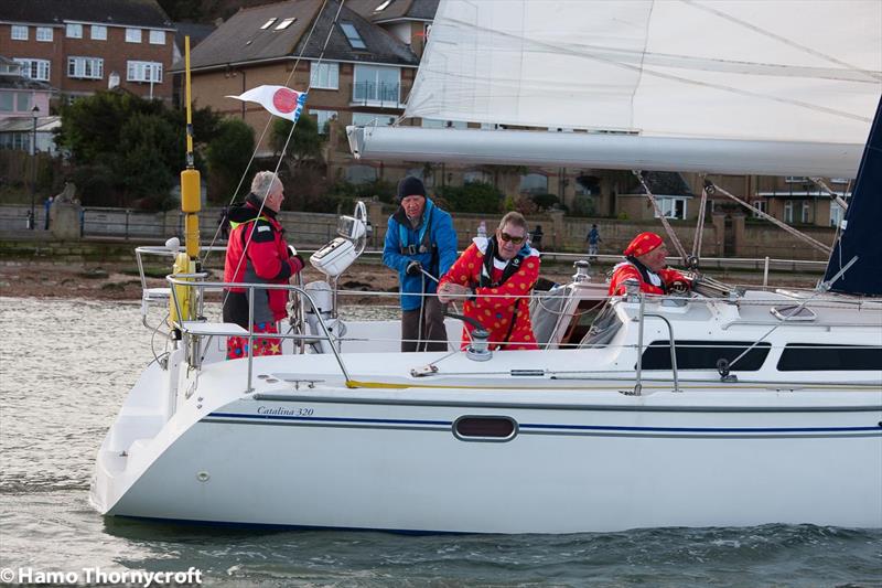 Cowes Corinthian YC Boxing Day Scramble 2017 photo copyright Hamo Thornycroft / www.yacht-photos.co.uk taken at Cowes Corinthian Yacht Club and featuring the IRC class