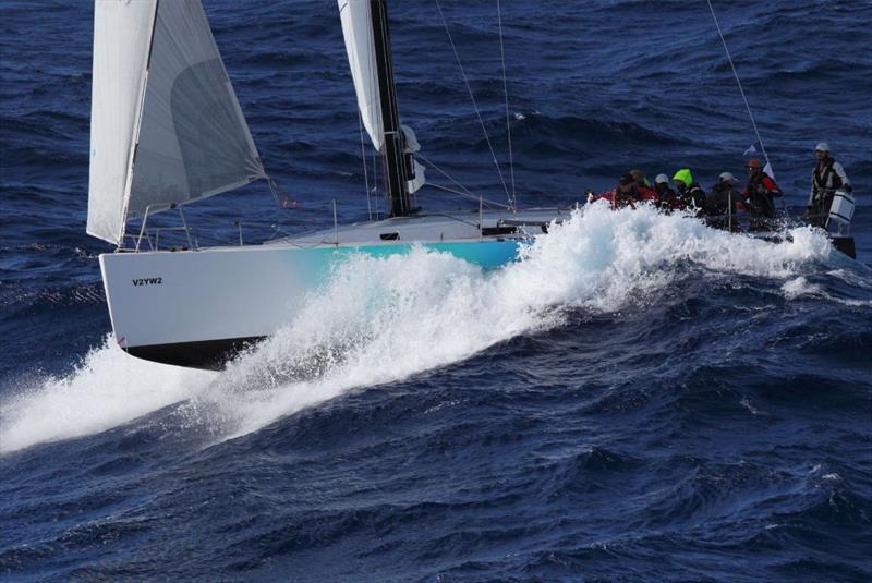 LIQUID during the RORC Caribbean 600 Race photo copyright Tim Wright / www.photoaction.com taken at Royal Ocean Racing Club and featuring the IRC class