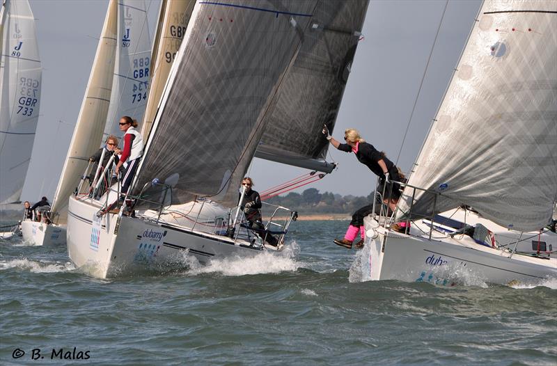 Dubarry Women's Open Keelboat Championship photo copyright Bertrand Malas taken at Hamble River Sailing Club and featuring the IRC class