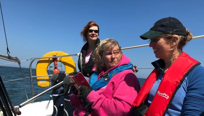 Magenta-project sees women taking the helm photo copyright RYA North East taken at Scarborough Yacht Club and featuring the IRC class