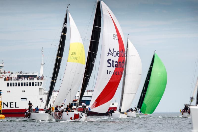 espite mixed results today the Celtic Team is still at the top of the Commodores' Cup leaderboard on day 3 of the 2018 IRC European Championship and Commodores' Cup photo copyright Paul Wyeth / www.pwpictures.com taken at Royal Ocean Racing Club and featuring the IRC class