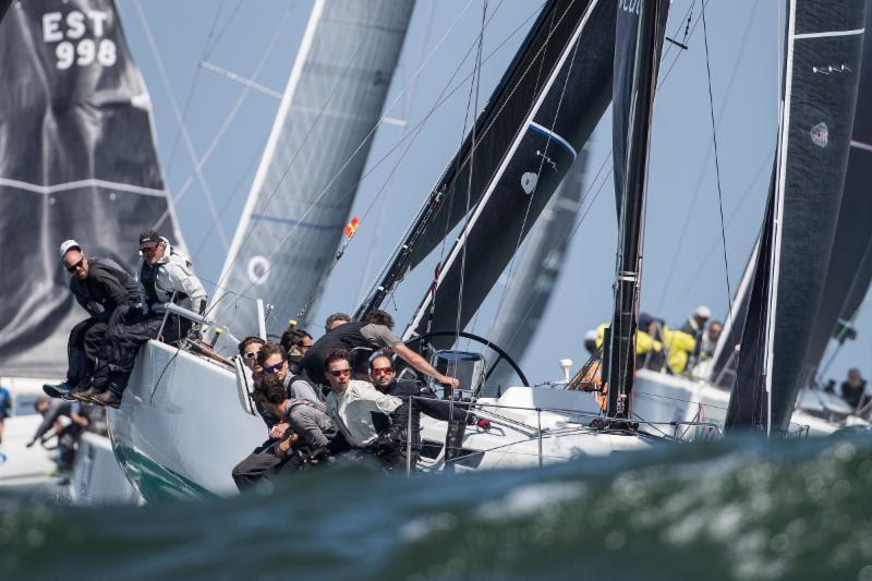 Big waves and breezy conditions made for fast, close racing on day 3 at The Hague Offshore Sailing World Championship 2018 photo copyright Sander van der Borch taken at Jachtclub Scheveningen and featuring the IRC class