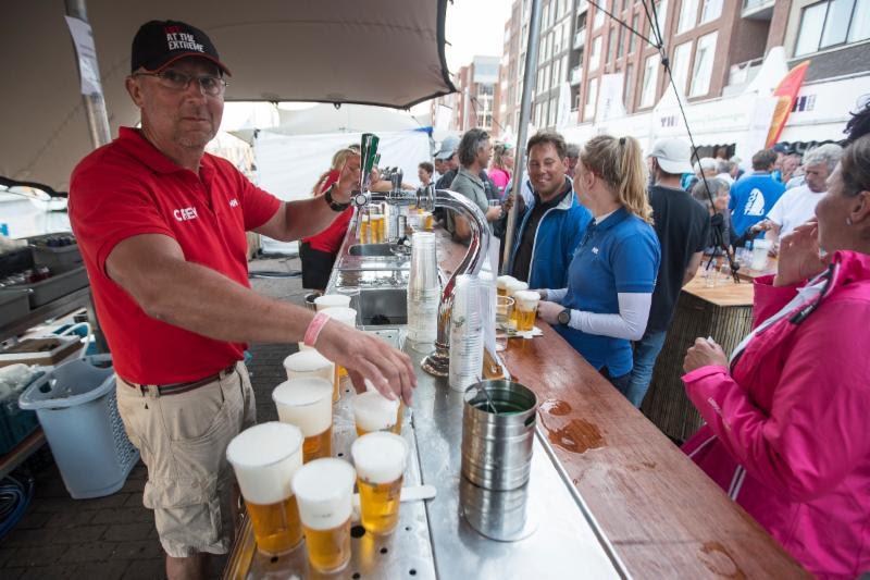 Apres racing refreshment in the race village on day 3 at The Hague Offshore Sailing World Championship 2018 - photo © Sander van der Borch