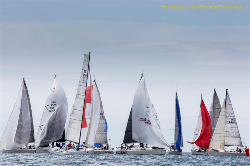 Racing on day 3 at Volvo Cork Week photo copyright David Branigan / Oceansport taken at Royal Cork Yacht Club and featuring the IRC class