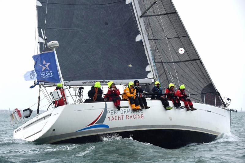 Halfway birthday celebrations on board EH01 photo copyright Rick Tomlinson / RORC taken at Royal Ocean Racing Club and featuring the IRC class