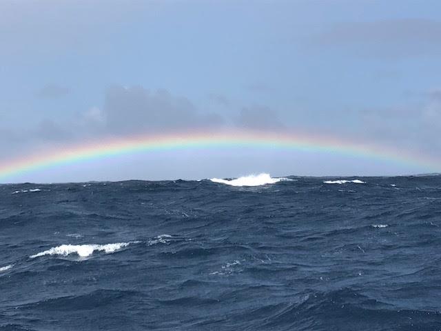 Shetlands rainbow sent in by the Junique Raymarine Sailing Team photo copyright RORC taken at Royal Ocean Racing Club and featuring the IRC class