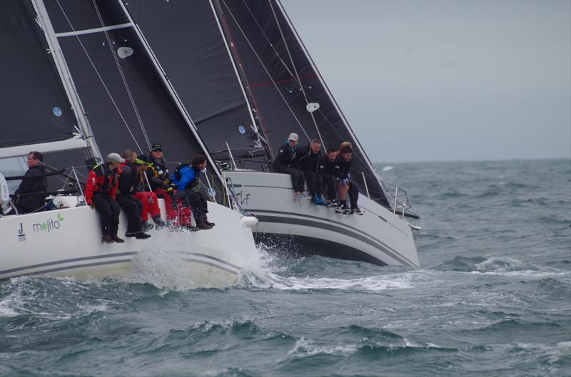 Triple Elf and Mojito during the Spinlock IRC Welsh Nationals at Pwllheli photo copyright Carol Twells taken at Pwllheli Sailing Club and featuring the IRC class