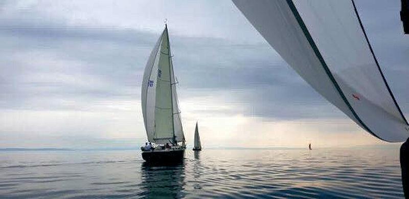 Hispaniola at the start of the Thousand Islands Race photo copyright SCOR taken at Sailing Club of Rijeka and featuring the IRC class