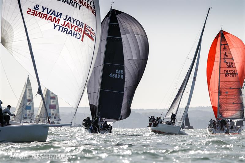 IRC Autumn Championships at the HYS Hamble Winter Series photo copyright Paul Wyeth / www.pwpictures.com taken at Hamble River Sailing Club and featuring the IRC class