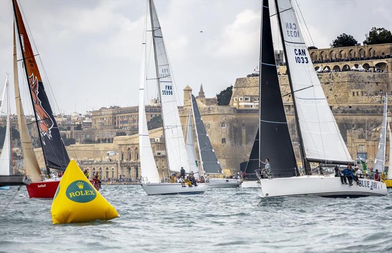 Rolex Middle Sea Race 2018 start - photo © Rolex / Kurt Arrigo